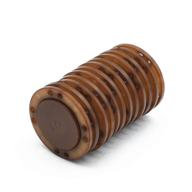 Magerial 41L Magnetic Coat Buttons 26mm/1â€ Invisible Hidden Sewing Button Nylon with Magnets Inside for Coat Jacket Suitcase Bag Windbreaker Pajamas FBM Shipment 6pcs (26mm, Brown) - Image 1